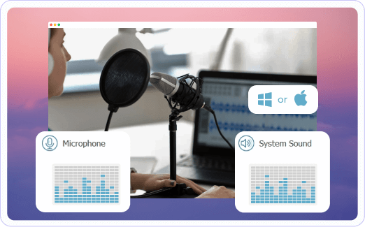 Registra audio su PC e Mac