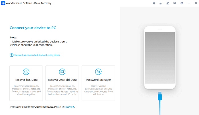 Dr.Fone Data Recovery Android