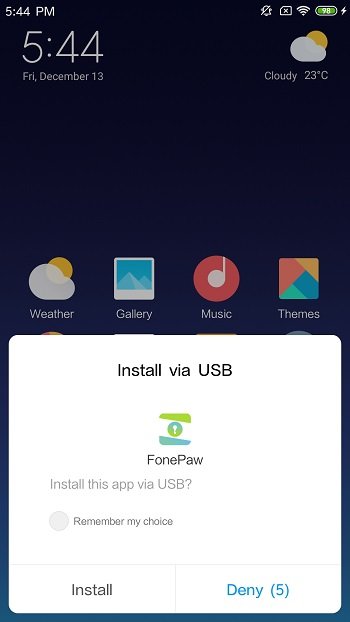 Installa l'app FonePaw su Android