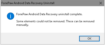 FonePaw Program Removed