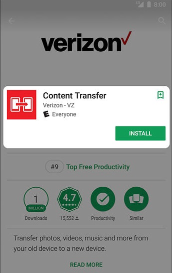 Install Verizon Cloud App