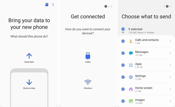 Transfer Data from LG to Samsung