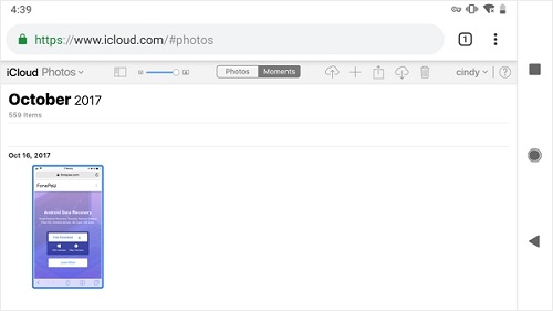 View iCloud Photos on Android