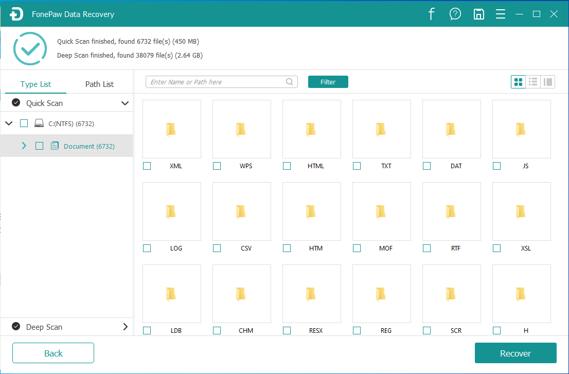 Data Recovery Documents