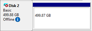 Disk Offline