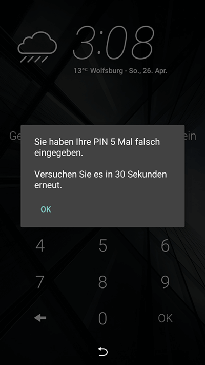 Android-Handy gesperrt, wie entsperren