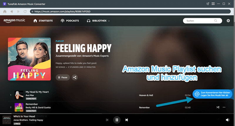 Amazon Music zum Download hinzufügen 