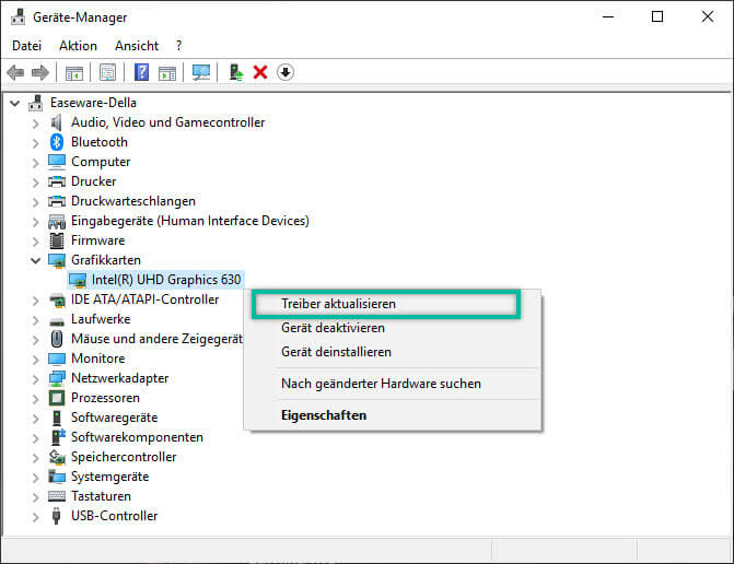 Grafiktreiber aktualisieren Windows 10