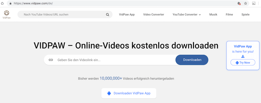 VidPaw Online Video Downloader