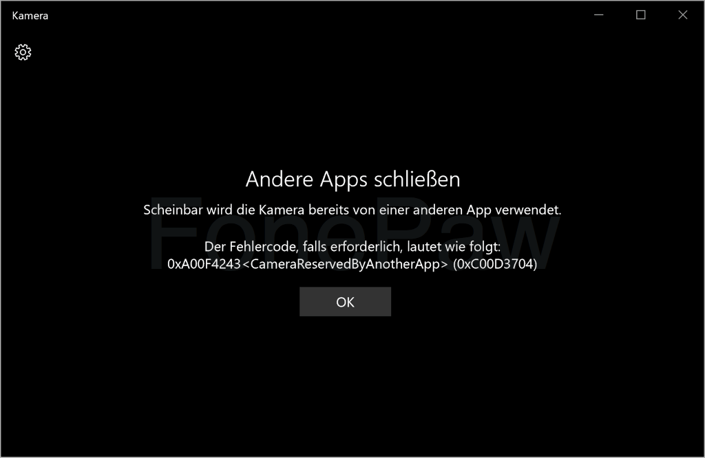 Andere Apps schließen