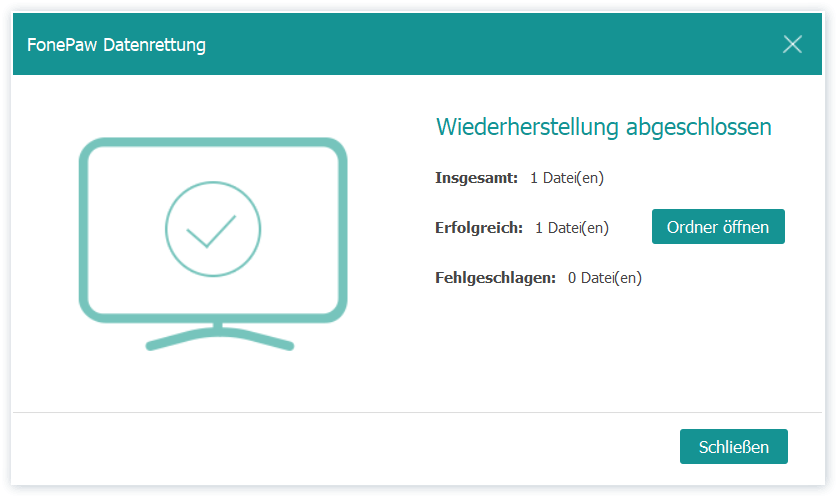 Gelöschten Ordner erfolgreich wiederherstellen