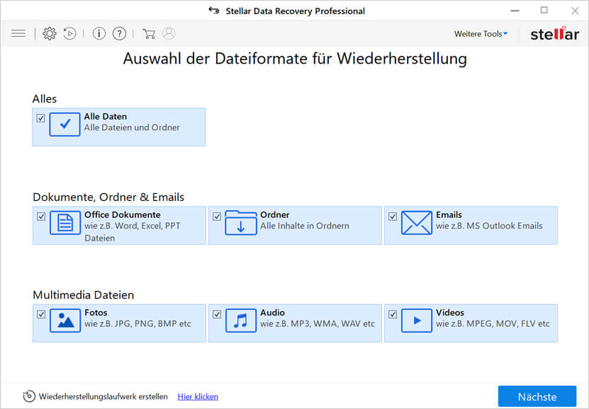 Stellar ® Datentettung