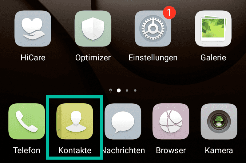 Android Kontakte App