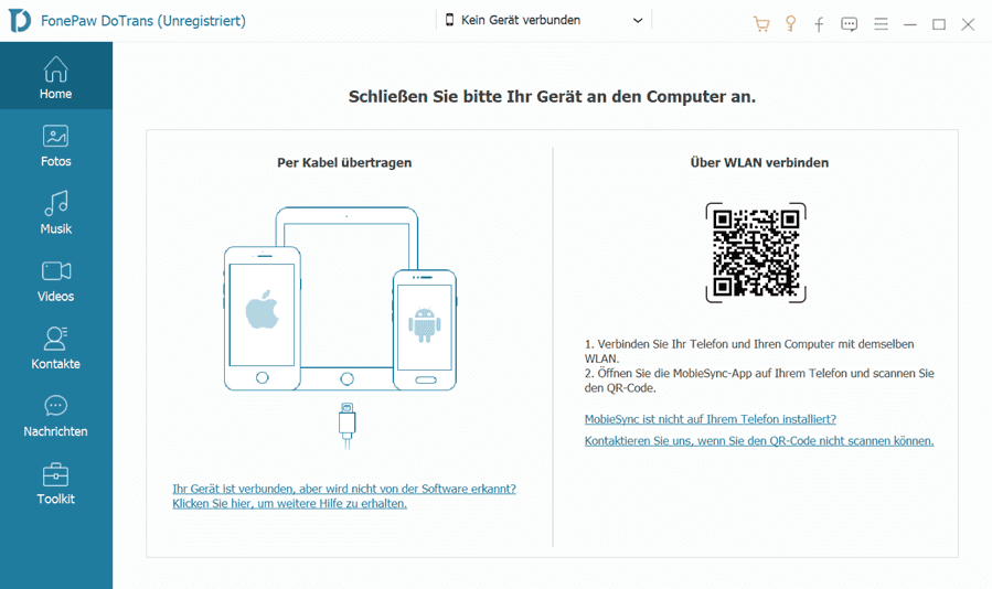 Samsung mit PC per WLAN verbinden