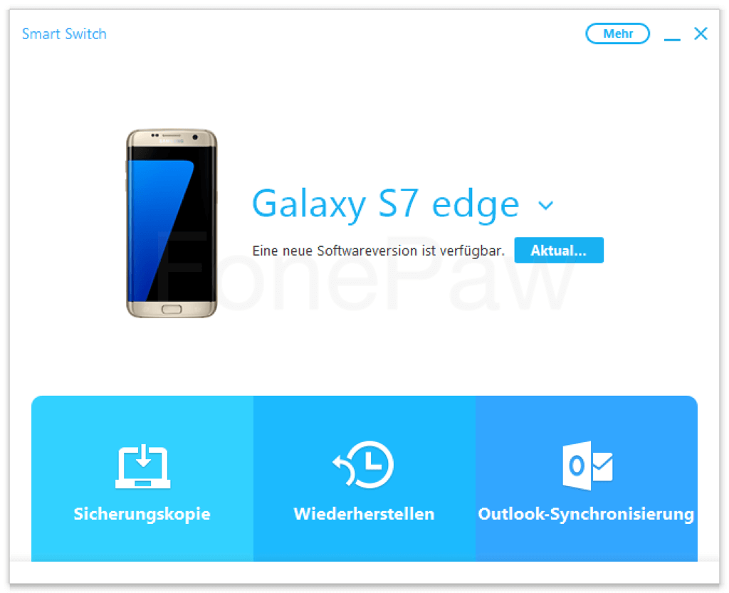 Sicherungskopie erstellen Samsung Smart Switch