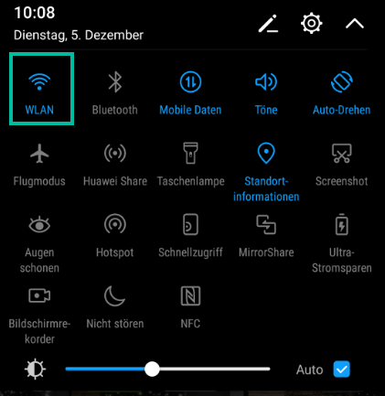 WLAN aktivieren Android