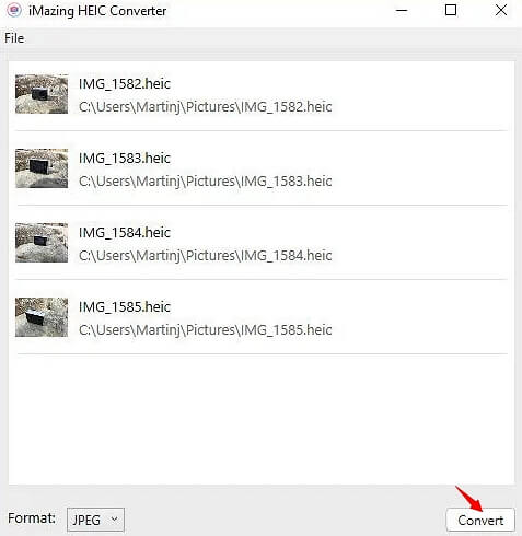 Konvertieren Sie HEIC mit iMazing HEIC Converter