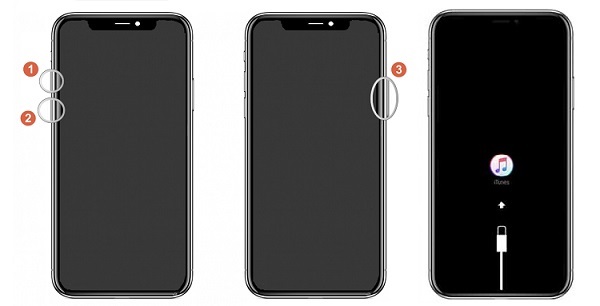 iPhone X/XS/XR in Wiederherstellungsmodus Modus versetzen