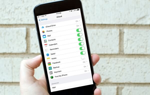 iCloud auf iPhone