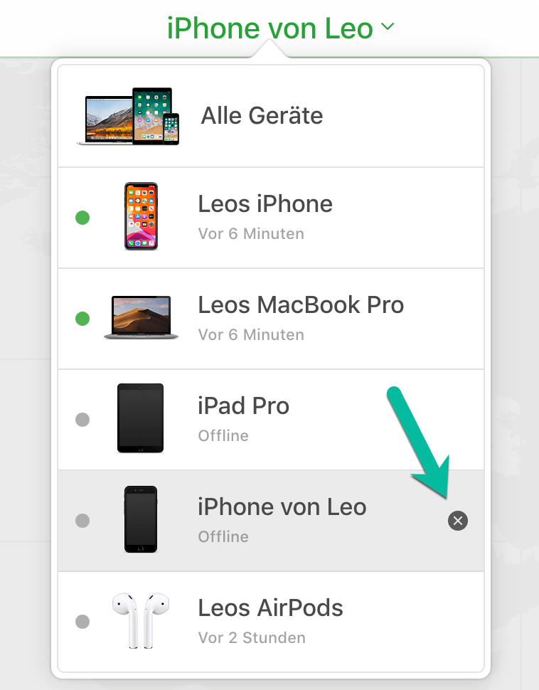 iPhone über iCloud deaktivieren