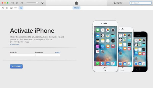 iPhone per iTunes aktivieren