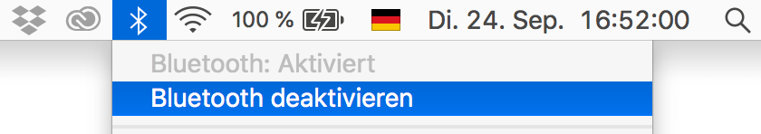 Mac Bluetooth trennen
