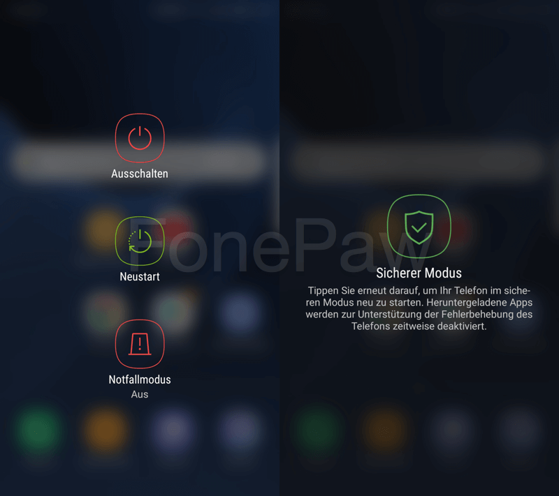 Samsung Sicherer Modus aktivieren