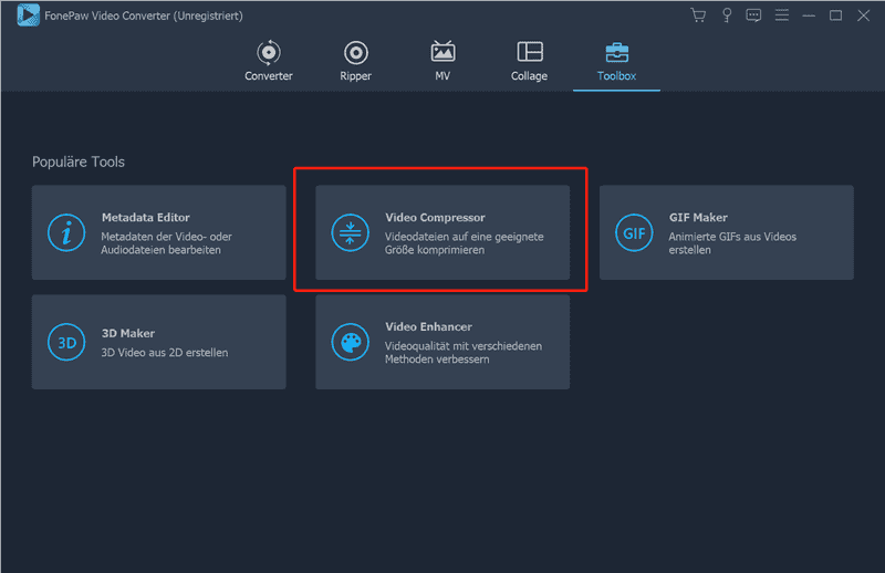 Video Compressor FonePaw Video Converter