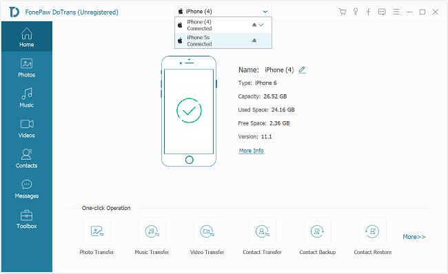 Transfer Data Between iPhones