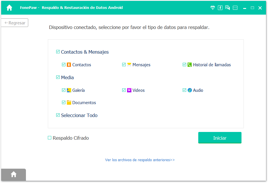 seleccionar tipos de datos