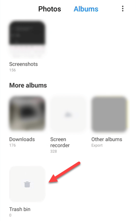 Papelera de Galería de Xiaomi