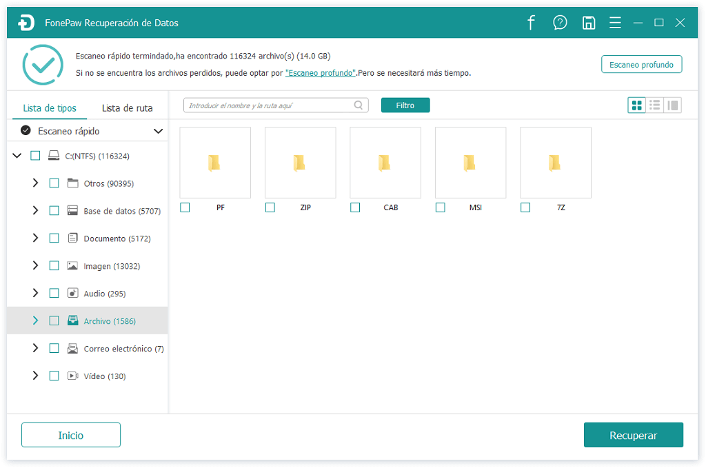 recuperar archivos de USB