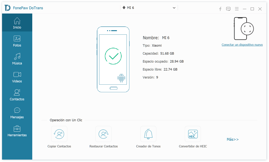 conectar dispositivos Android con PC