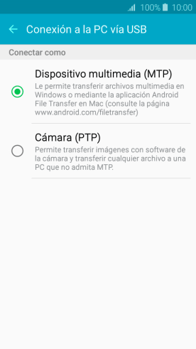 Transferir archivos multimedia Android a Windows