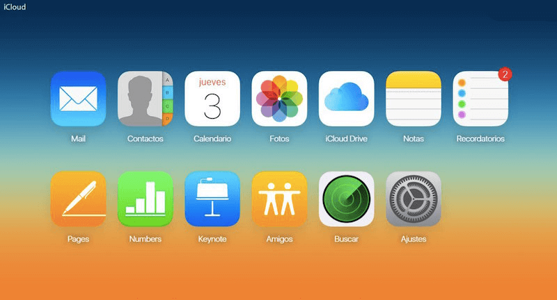 pasar notas de iPhone a Android con iCloud