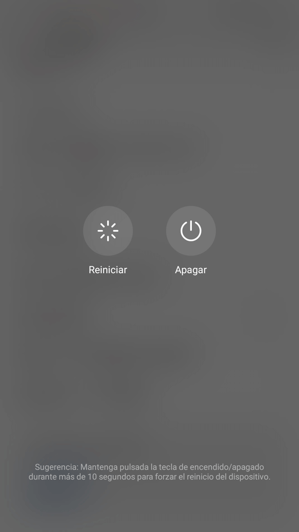 Huawei Reiniciar el dispositivo