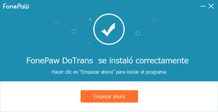 DoTrans se instaló correctamente