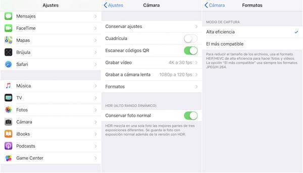consejo ajustes iPhone fotos