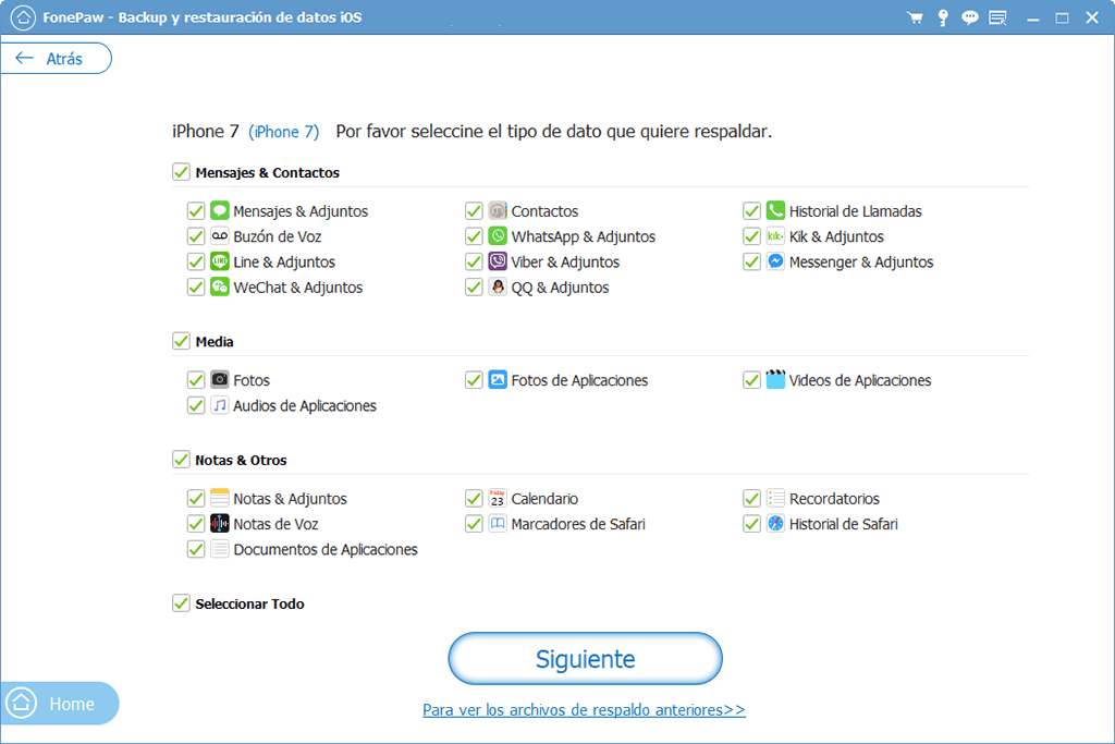 crear copia de seguridad de contactos de iPhone