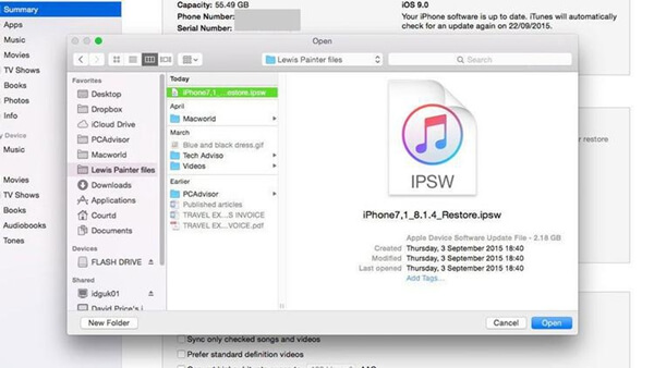 descargar iOS para desbrickear iPhone