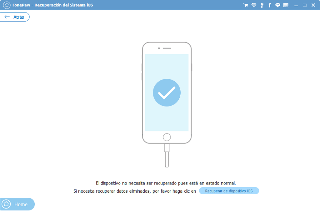 Estado normal dispositivo