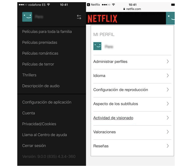 cerrar sesión en Netflix