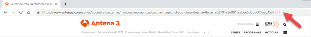 Copiar la dirección URL del video Antena 3