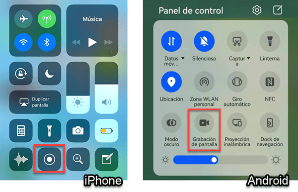 Grabar la pantalla en iPhone y Android