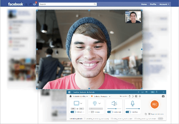 grabar videollamada de Facebook en PC