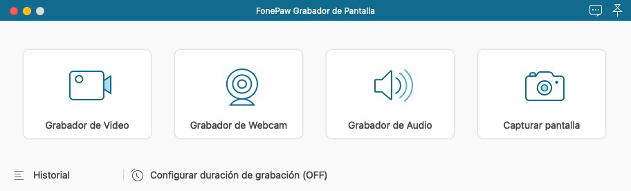 Interfaz de FonePaw