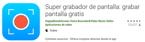 Super Grabador de pantalla con facecam