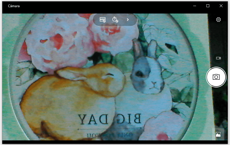 tomar foto con cámara de Windows