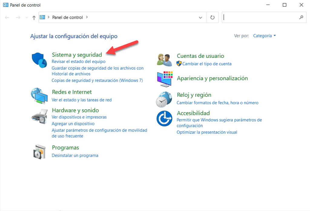 Sistema y seguridad