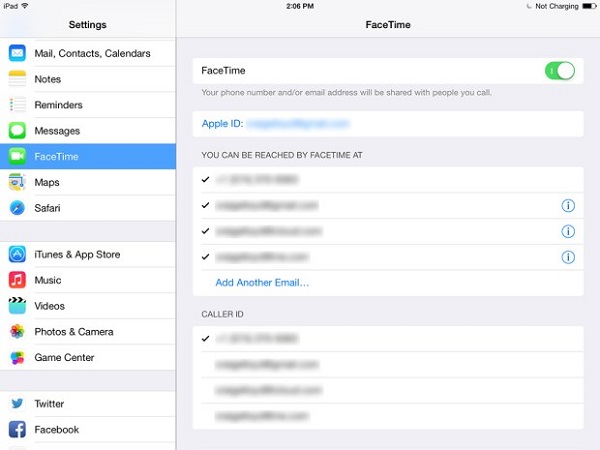 FaceTime Check Apple ID and Phone Number
